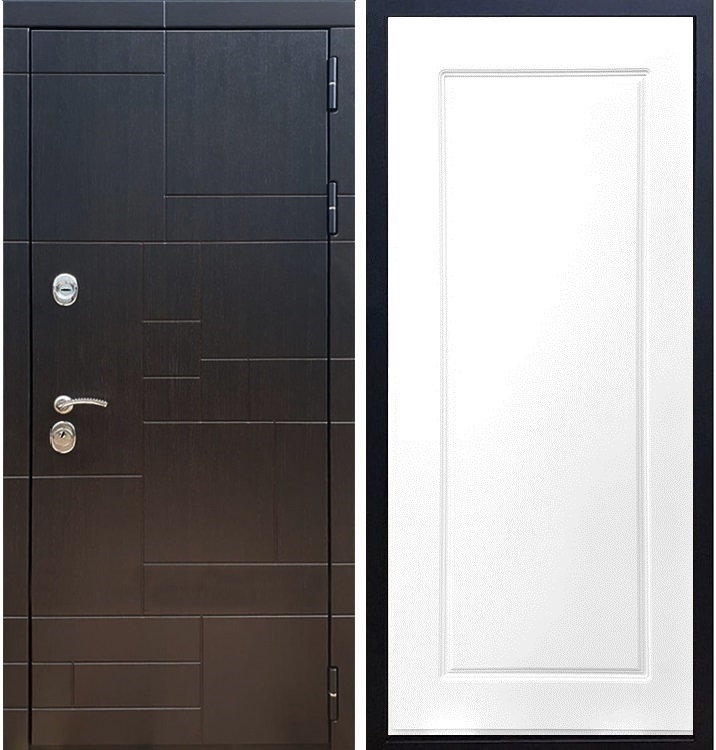 Входная металлическая дверь Нова Лабиринт ФЛ-119 Белый силк сноу 25981