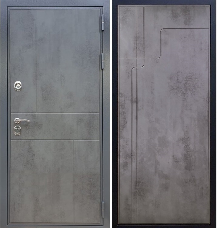 Входная металлическая дверь Гранит Бетон ФЛ-246 Бетон темный 27310