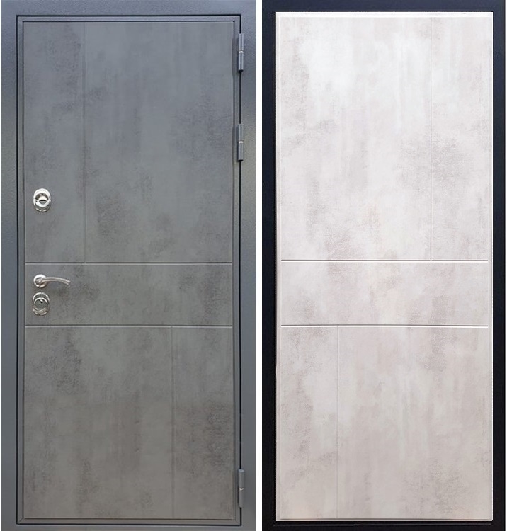 Входная металлическая дверь Гранит Бетон ФЛ-290 Бетон светлый 27404