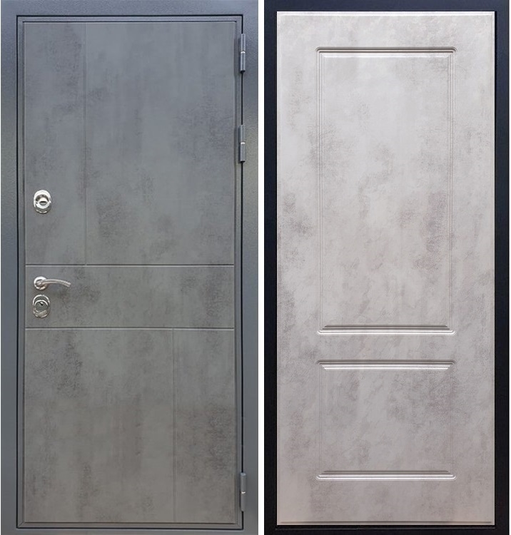 Входная металлическая дверь Гранит Бетон ФЛ-117 Бетон темный 27466