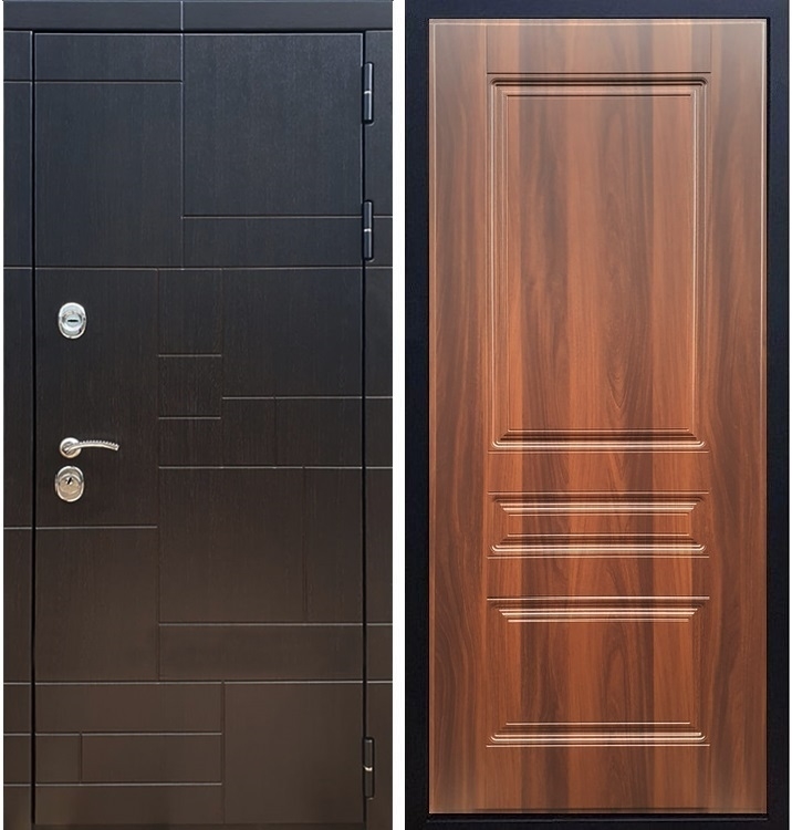 Входная металлическая дверь Нова Лабиринт ФЛ-243 Итальянский Орех 26091