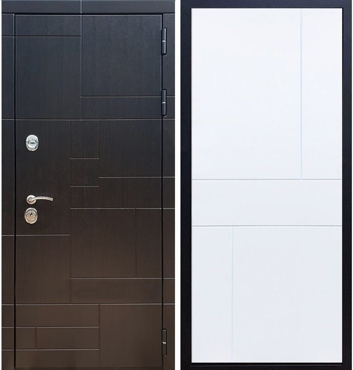 Входная металлическая дверь Нова Лабиринт ФЛ-290 Белый силк сноу 26094