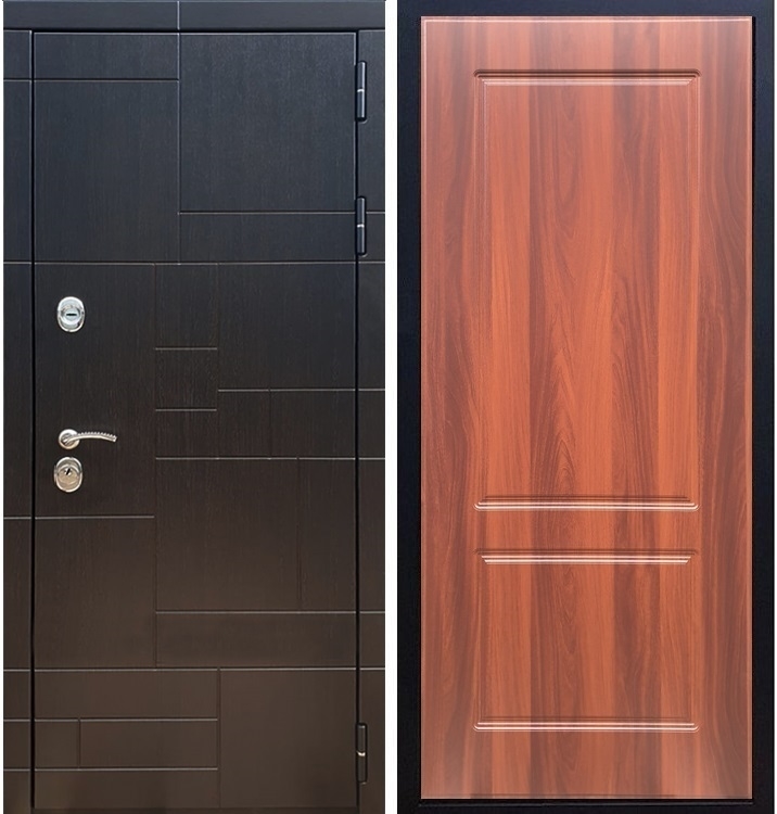 Входная металлическая дверь Нова Лабиринт ФЛ-117 Итальянский Орех 26156