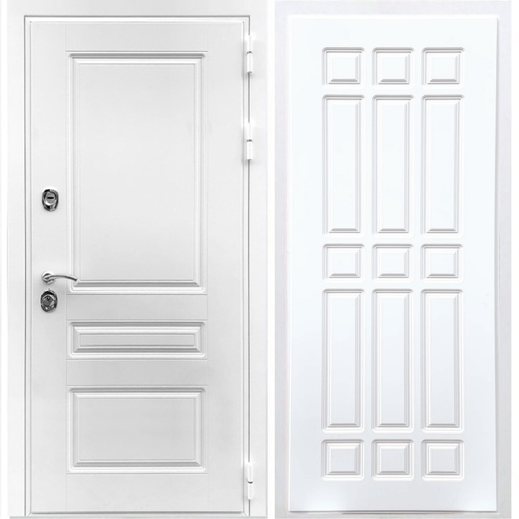 Входная белая дверь Император ФЛ-33 Белый силк сноу 28390