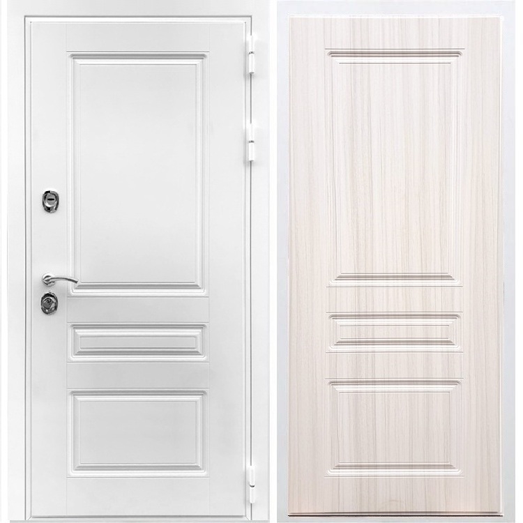 Входная белая дверь Император ФЛ-243 Сандал белый 28473