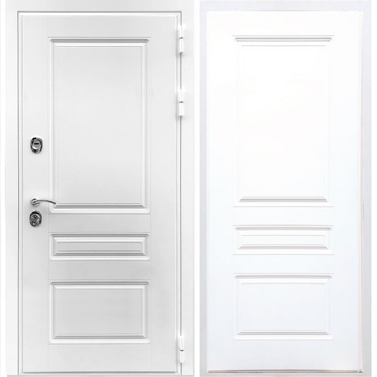 Входная белая дверь Император ФЛ-243 Белый силк сноу 28476