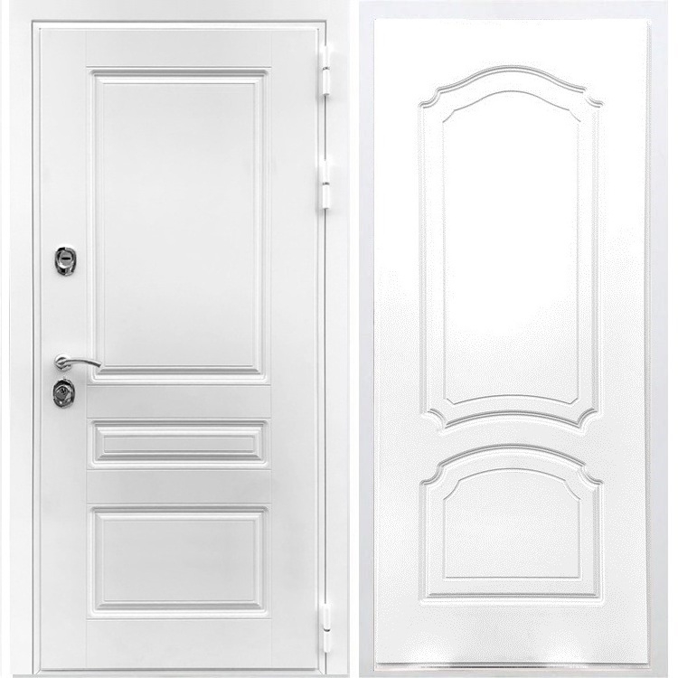 Входная белая дверь Император ФЛ-140 Белый силк сноу 28579