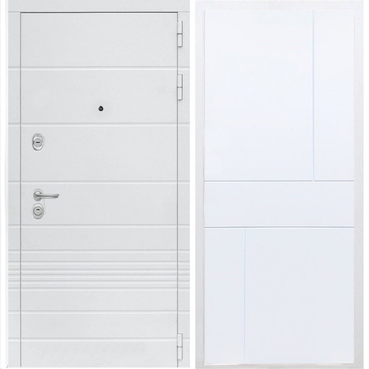 Входная белая дверь Италия ФЛ-290 Белый силк сноу 34194