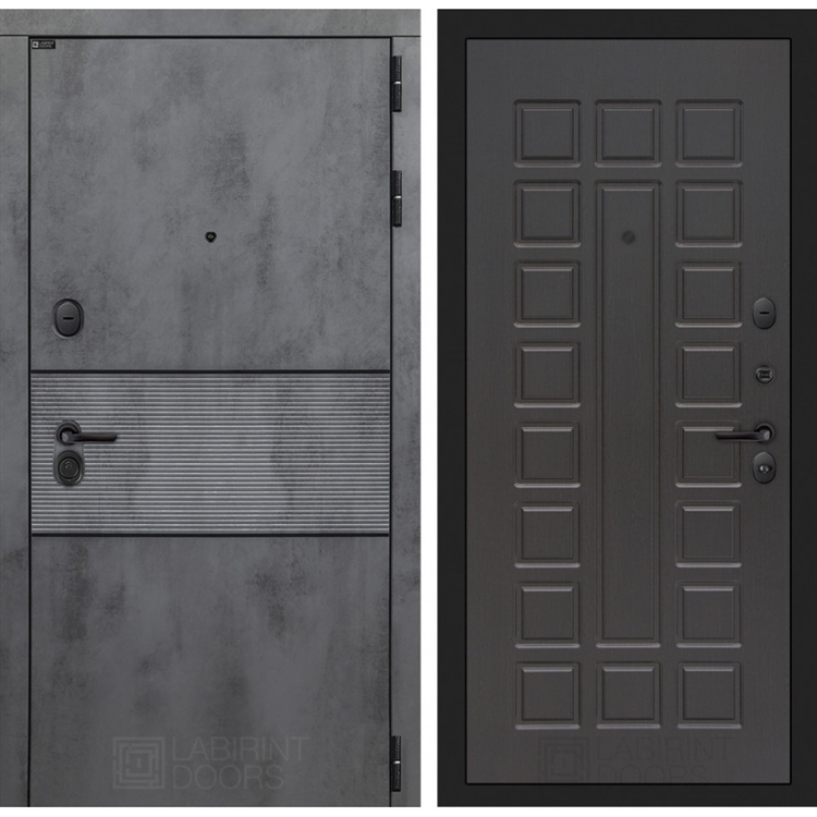 Входная металлическая дверь Лабиринт INFINITY 04 - Венге 42503