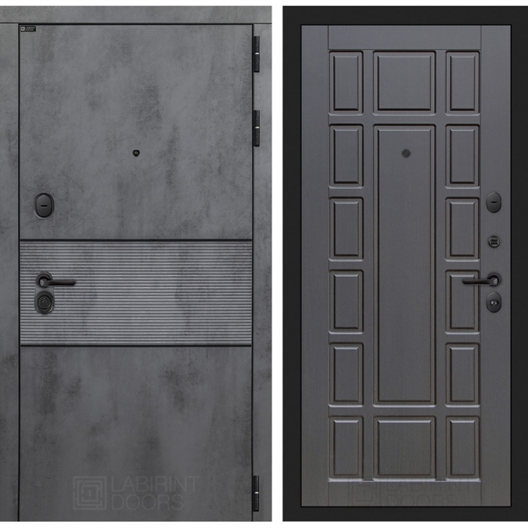Входная металлическая дверь Лабиринт INFINITY 12 - Венге 42504