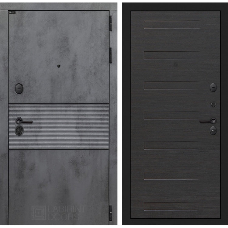 Входная металлическая дверь Лабиринт INFINITY 14 - Эко венге 42519