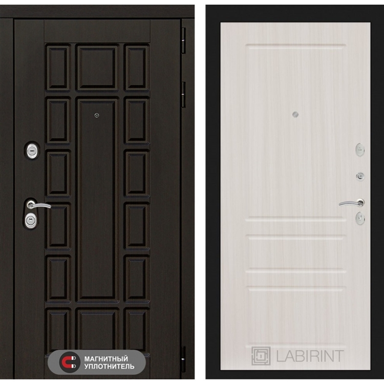 Входная металлическая дверь Лабиринт Нью-Йорк 03 - Сандал белый 1647783