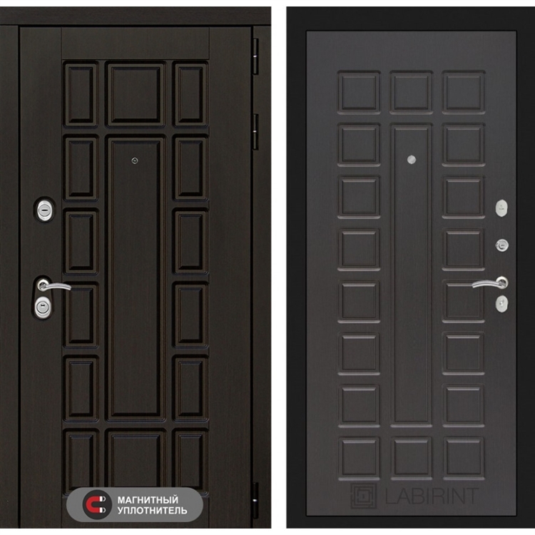Входная металлическая дверь Лабиринт Нью-Йорк 04 - Венге 1647814