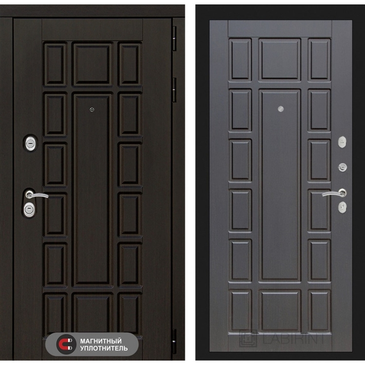 Входная металлическая дверь Лабиринт Нью-Йорк 12 - Венге 2432396