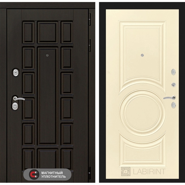 Входная металлическая дверь Лабиринт Нью-Йорк 23 - Шампань софт 3919344