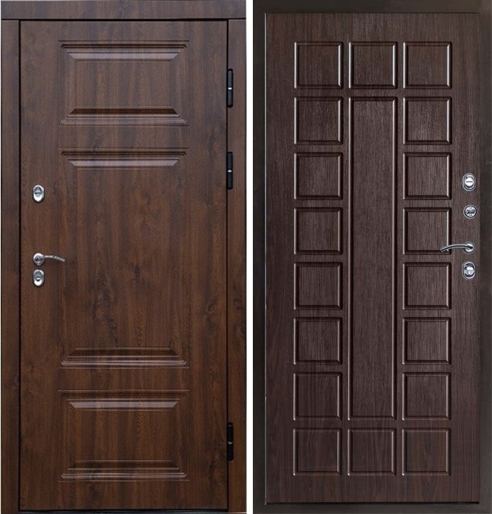 Входная металлическая дверь Термо Премиум Престиж Венге 42882