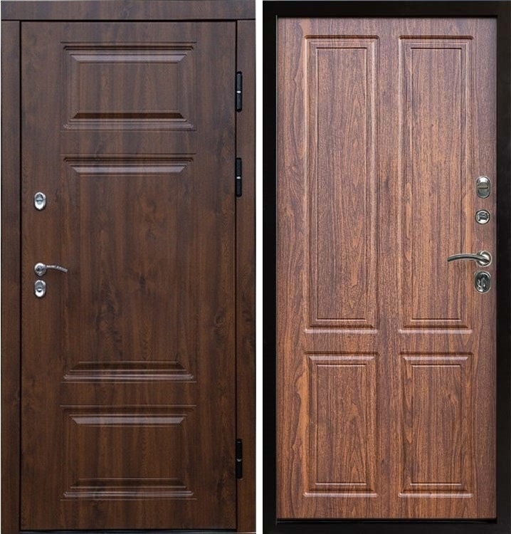 Входная металлическая дверь Термо Премиум Премиум ФЛ-17 Орех 42881