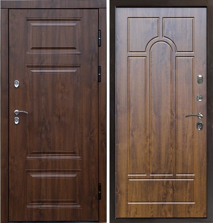 Входная металлическая дверь Термо Премиум Арка Дуб 42870