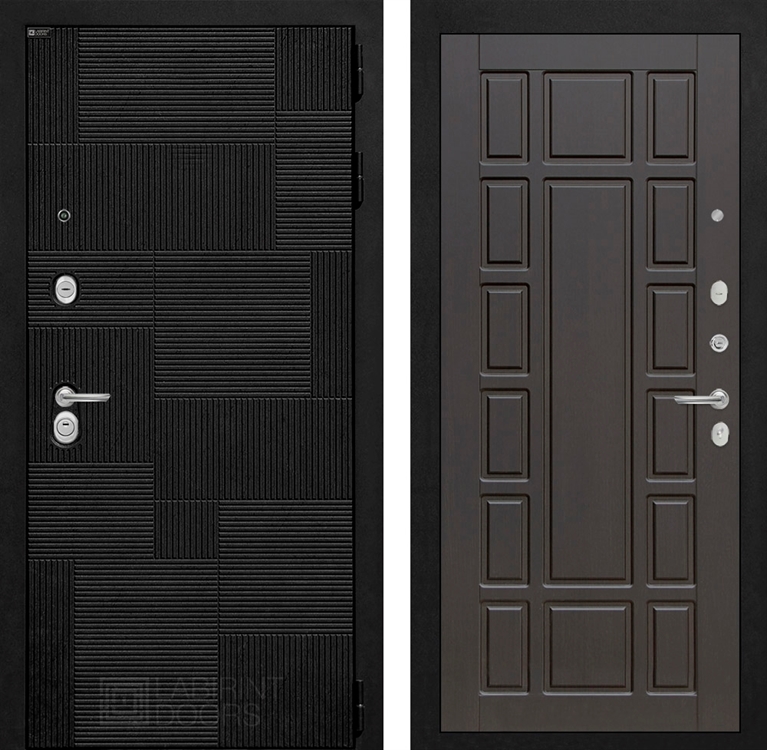 Входная металлическая дверь Лабиринт Pazl-Пазл 12 - Венге 43449