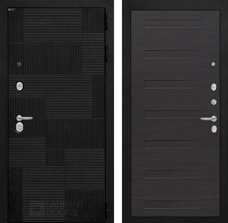 Входная металлическая дверь Лабиринт Pazl-Пазл 14 - Эко венге 43464