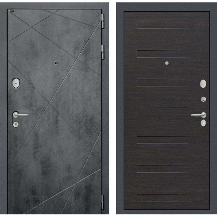 Входная металлическая дверь Лабиринт LOFT 14 - Эко венге 43489