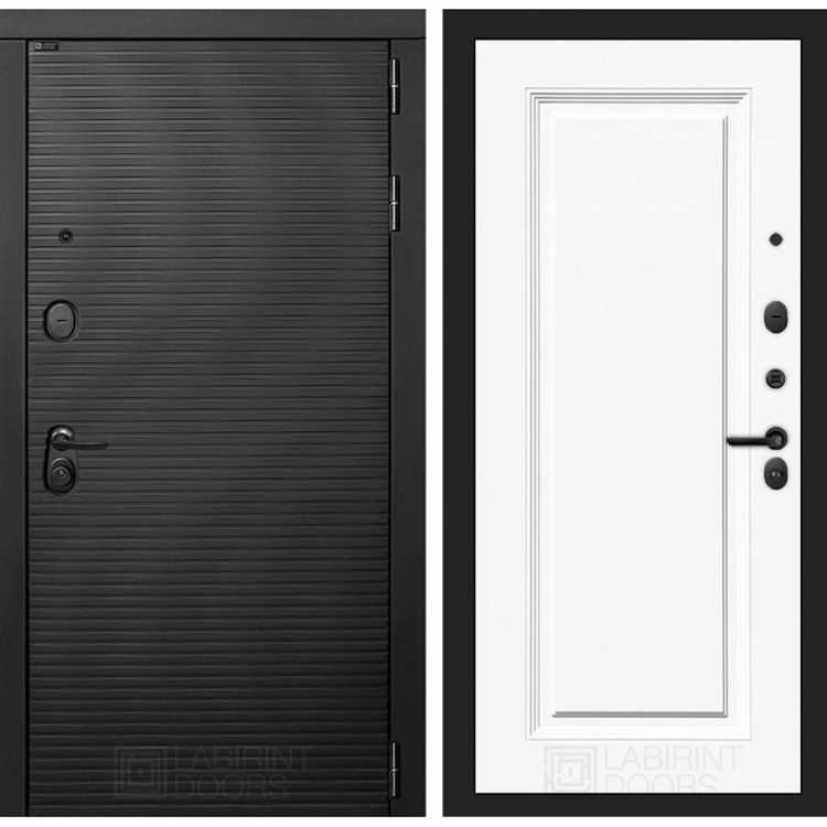 Входная металлическая дверь Лабиринт VOLCANO 27 Эмаль - RAL-9003 43601