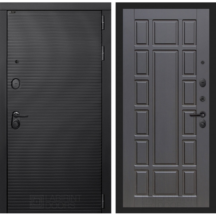 Входная металлическая дверь Лабиринт VOLCANO 12 - Венге 43615