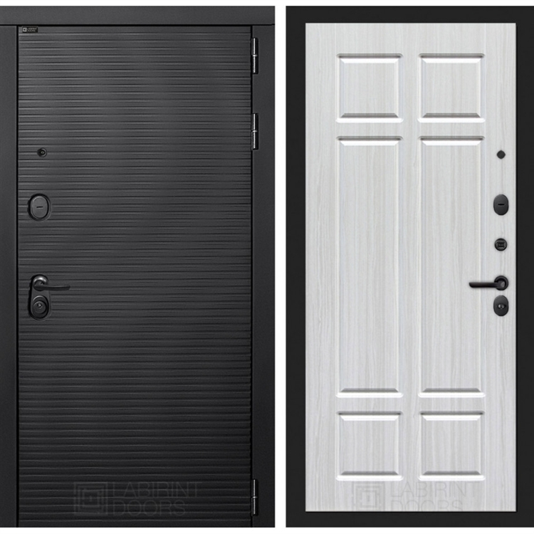 Входная металлическая дверь Лабиринт VOLCANO 08 - Кристалл вуд 43617