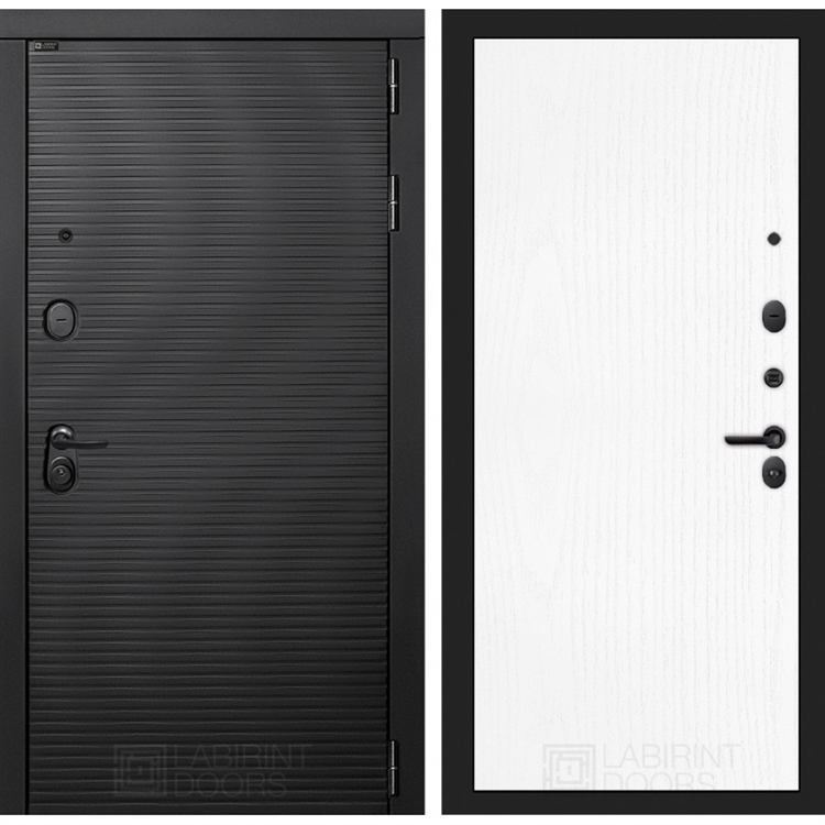 Входная металлическая дверь Лабиринт VOLCANO 07 - Белое дерево 43618