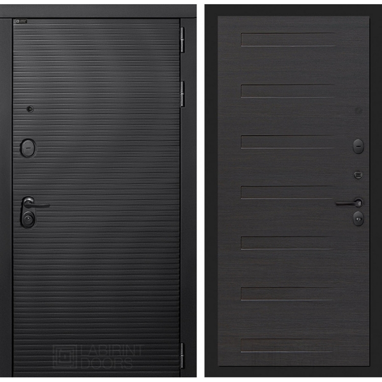 Входная металлическая дверь Лабиринт VOLCANO 14 - Эко венге 43622