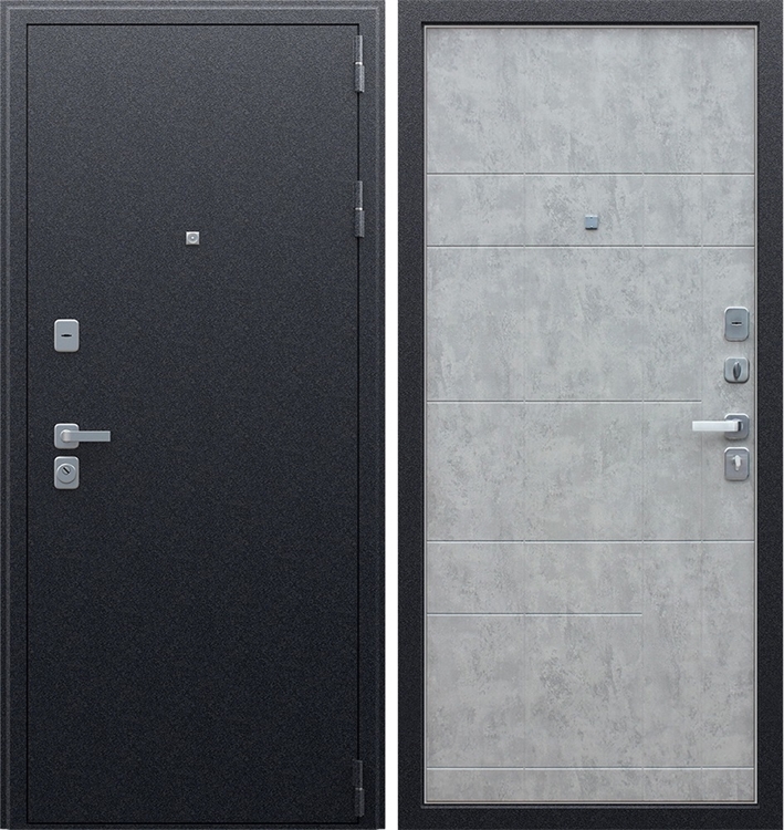 Входная металлическая дверь АСД Спартак Б | Бетон светлый 7151