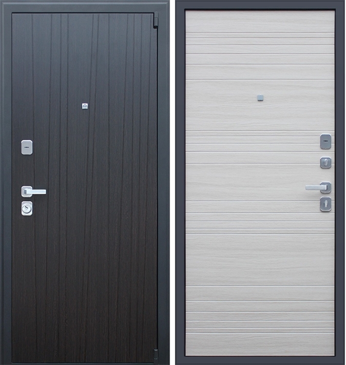 Входная металлическая дверь АСД Next-2 Акация светлая 15574