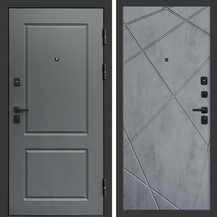 Входная металлическая дверь ВЕРОНА фл-247 Бетон темный 46946