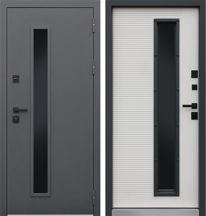 Входная дверь АСД Терморазрыв Тренто - Тонированный стеклопакет 47092