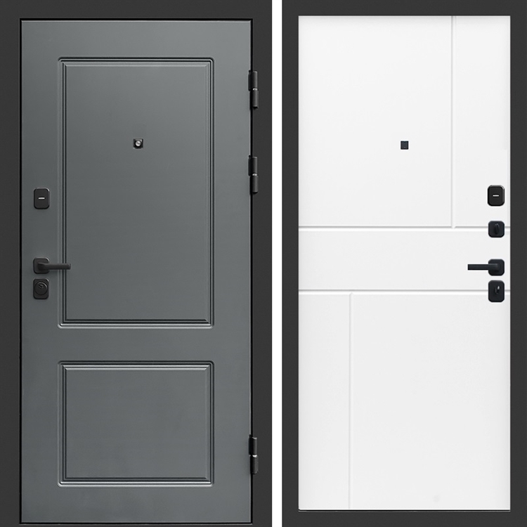 Входная металлическая дверь ВЕРОНА фл-246 Белый матовый 46943