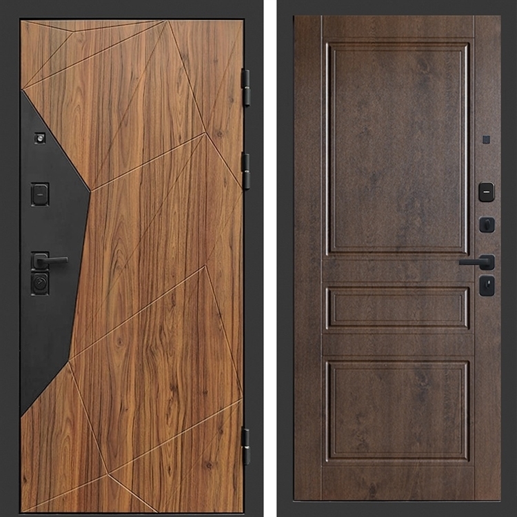 Входная металлическая дверь Авангард фл-243 Дуб 46783