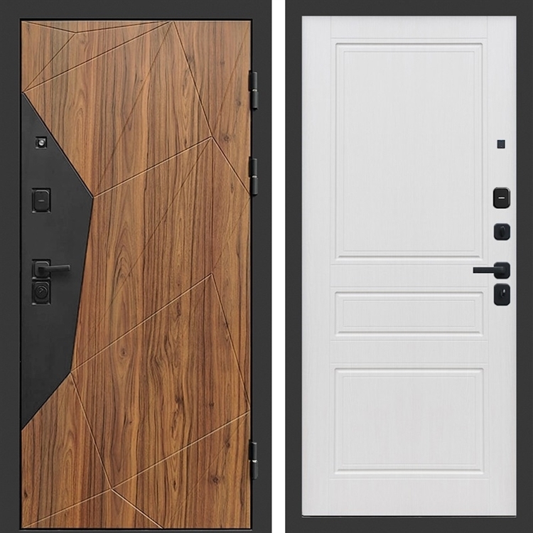 Входная металлическая дверь Авангард фл-243 Белое дерево 46780