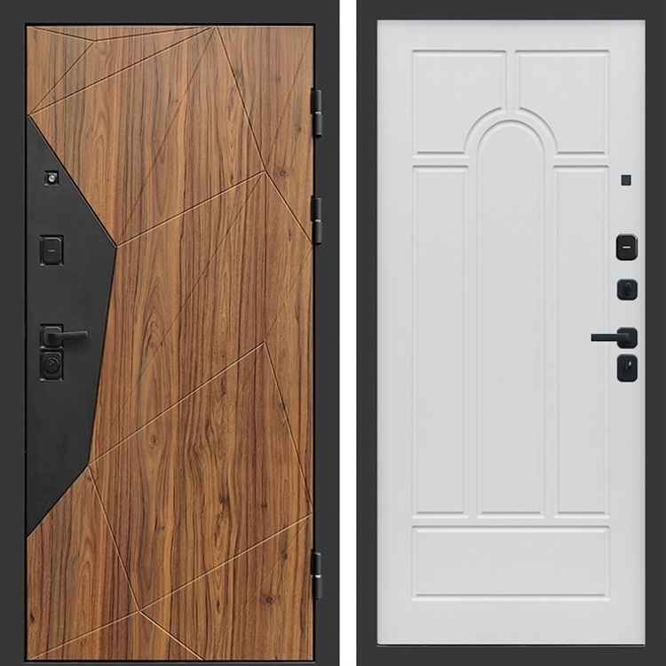 Входная металлическая дверь Авангард фл-241 Белое дерево 46786