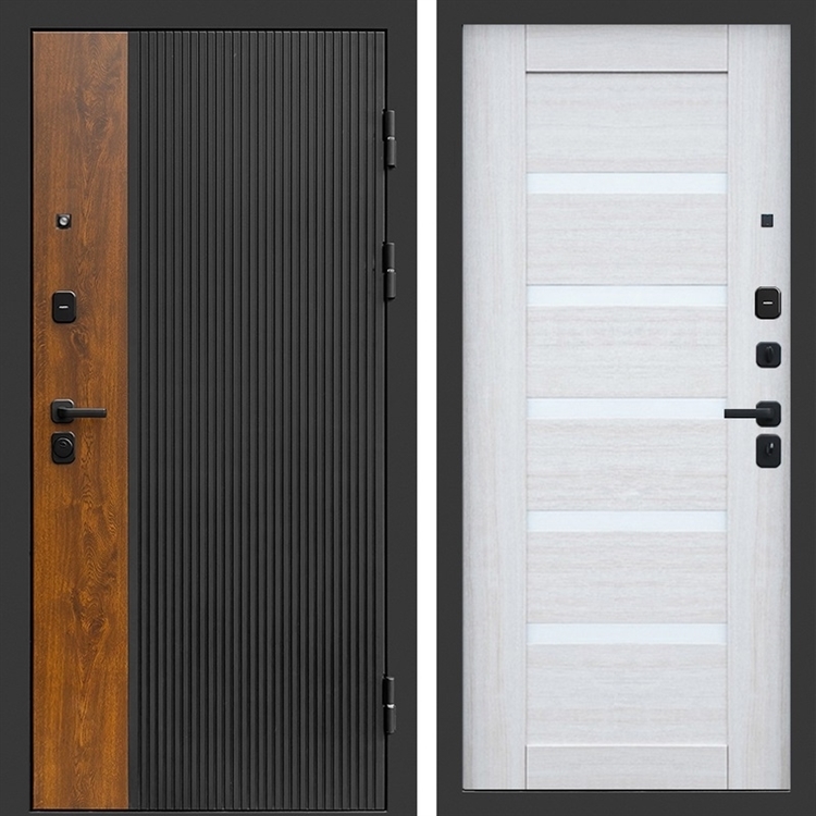 Входная дверь Престиж black фл-250 Лиственница 47386