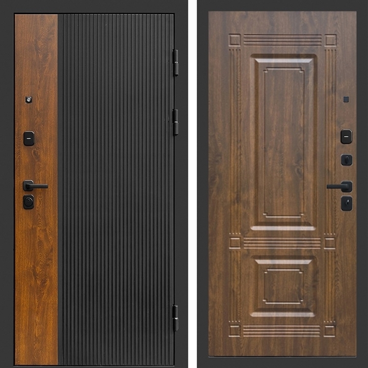 Входная дверь Престиж black фл-745 цвет Дуб 47424