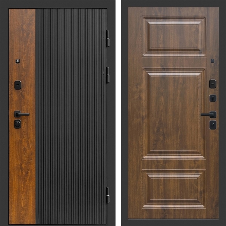 Входная дверь Престиж black фл-642 цвет Дуб 47417