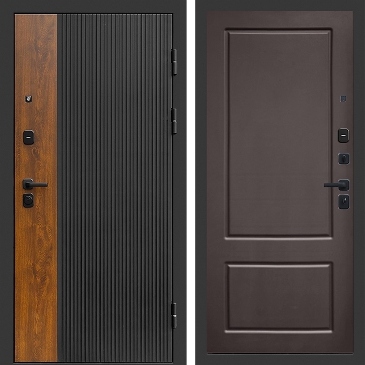 Входная дверь Престиж black фл-643 цвет Шоколад 47422