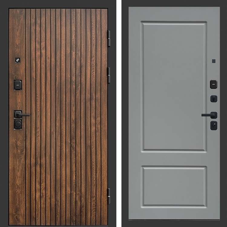 Входная дверь ТВИСТ фл-643 Грей софт 47488