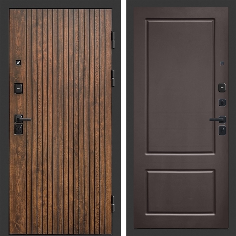 Входная дверь ТВИСТ фл-643 цвет Шоколад 47490