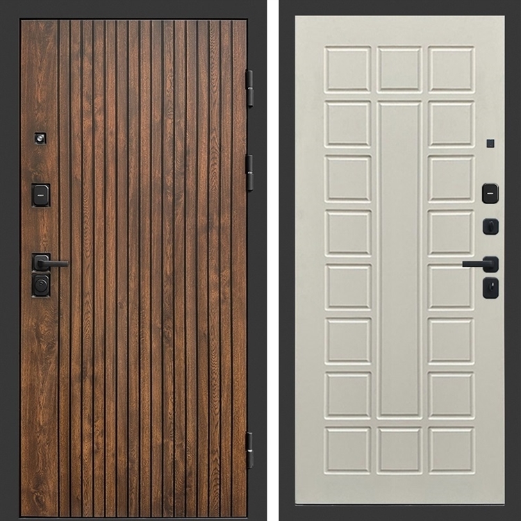 Входная дверь ТВИСТ фл-242 Бежевый матовый 47438