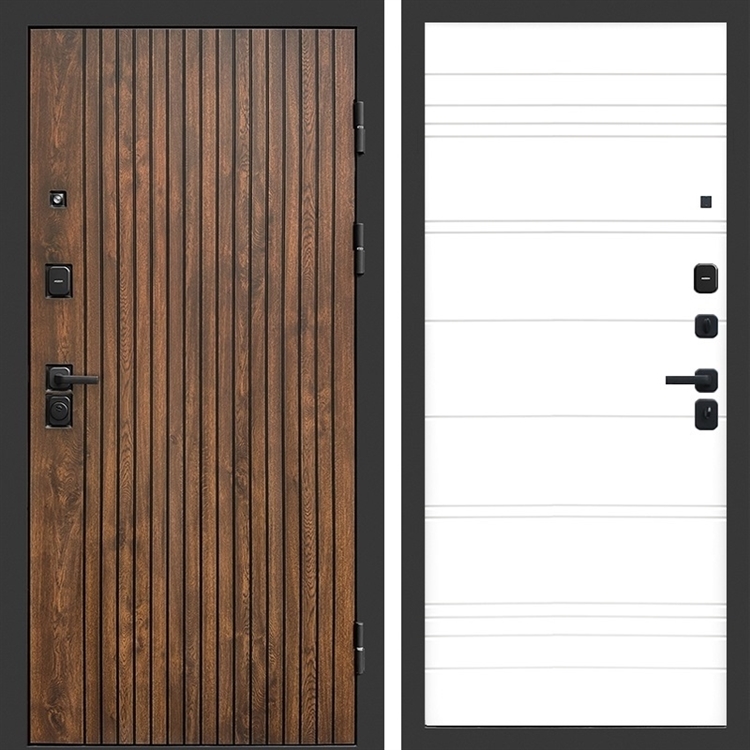 Входная дверь ТВИСТ фл-249 Белый матовый 47453