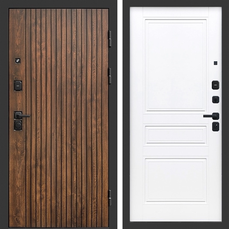 Входная дверь ТВИСТ фл-243 Белый матовый 47428