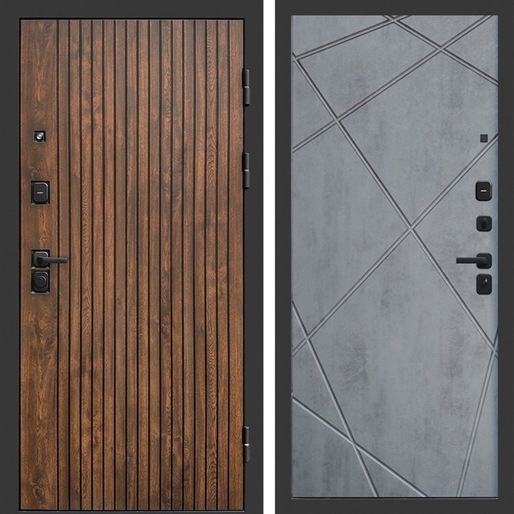 Входная дверь ТВИСТ фл-247 Бетон темный 47448