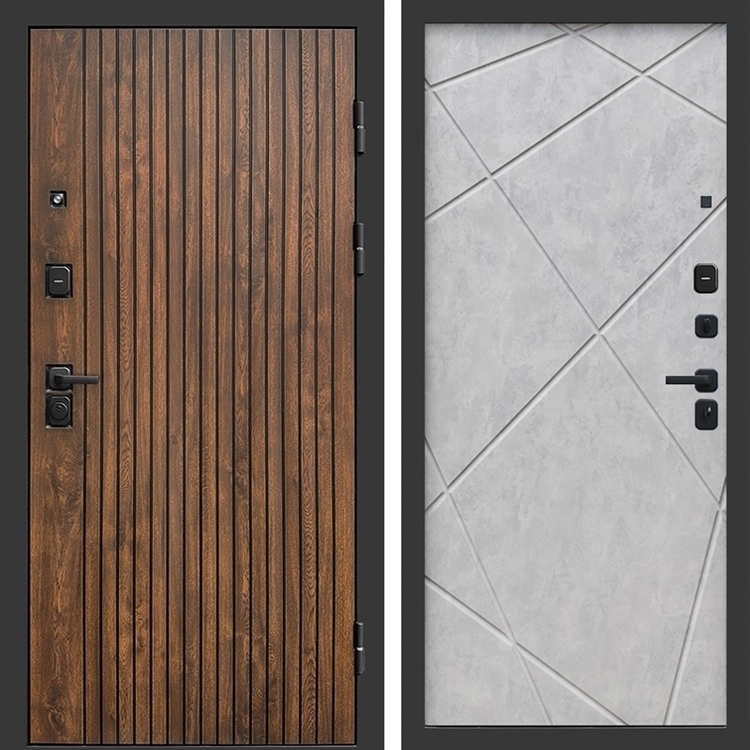 Входная дверь ТВИСТ фл-247 Бетон светлый 47449