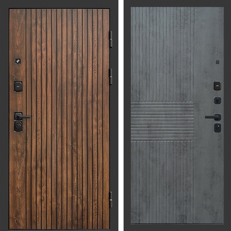 Входная дверь ТВИСТ фл-298 Бетон темный 47475